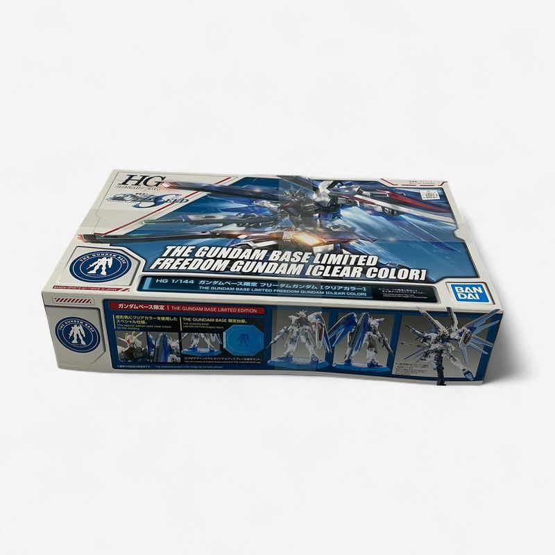 HG 1/144 The Gundam Base Limited Freedom Gundam (Clear Color) – Bandai Spirits Gunpla Model Kit