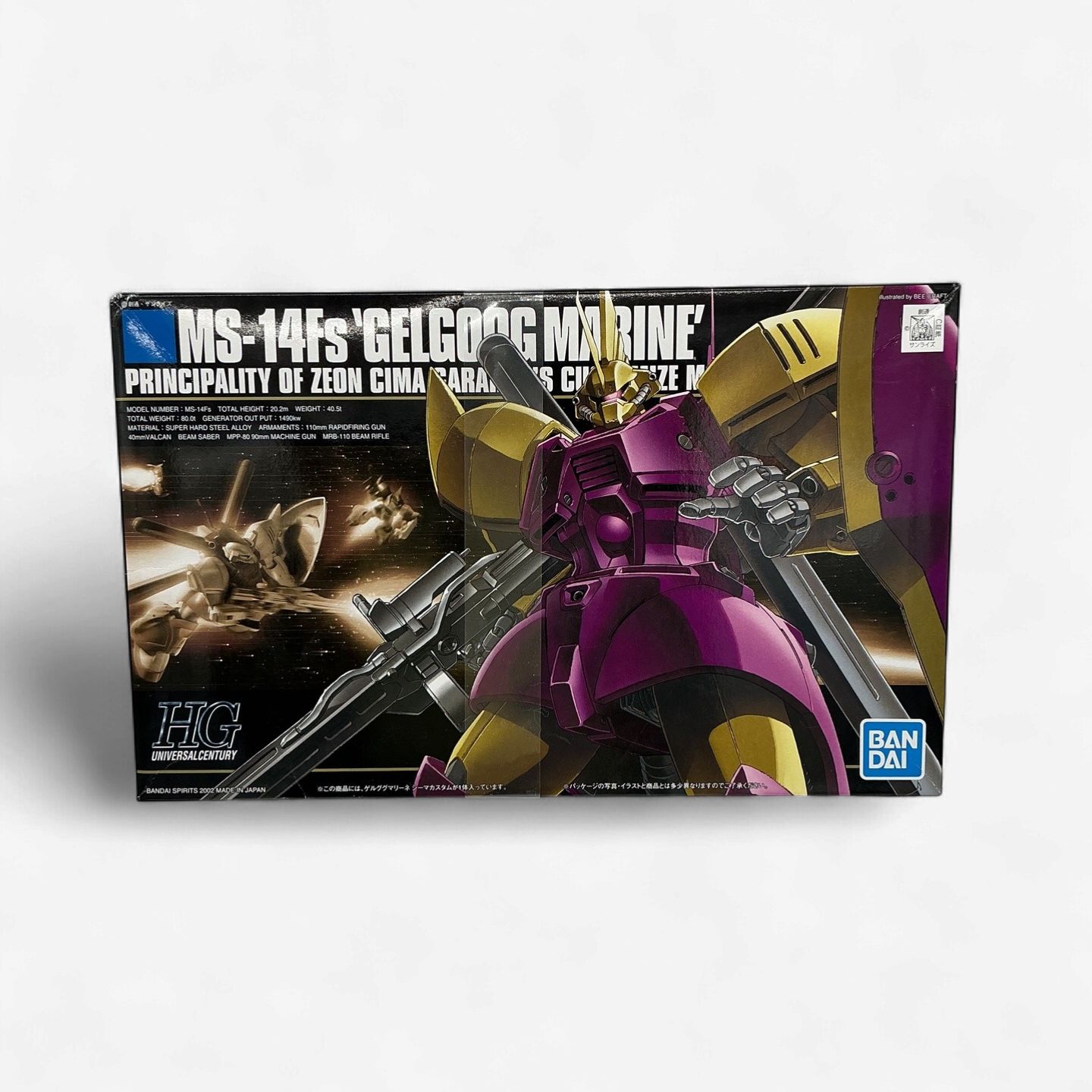 HG 1/144 MS-14Fs Gelgoog Marine (Cima Garahau Custom) – Bandai