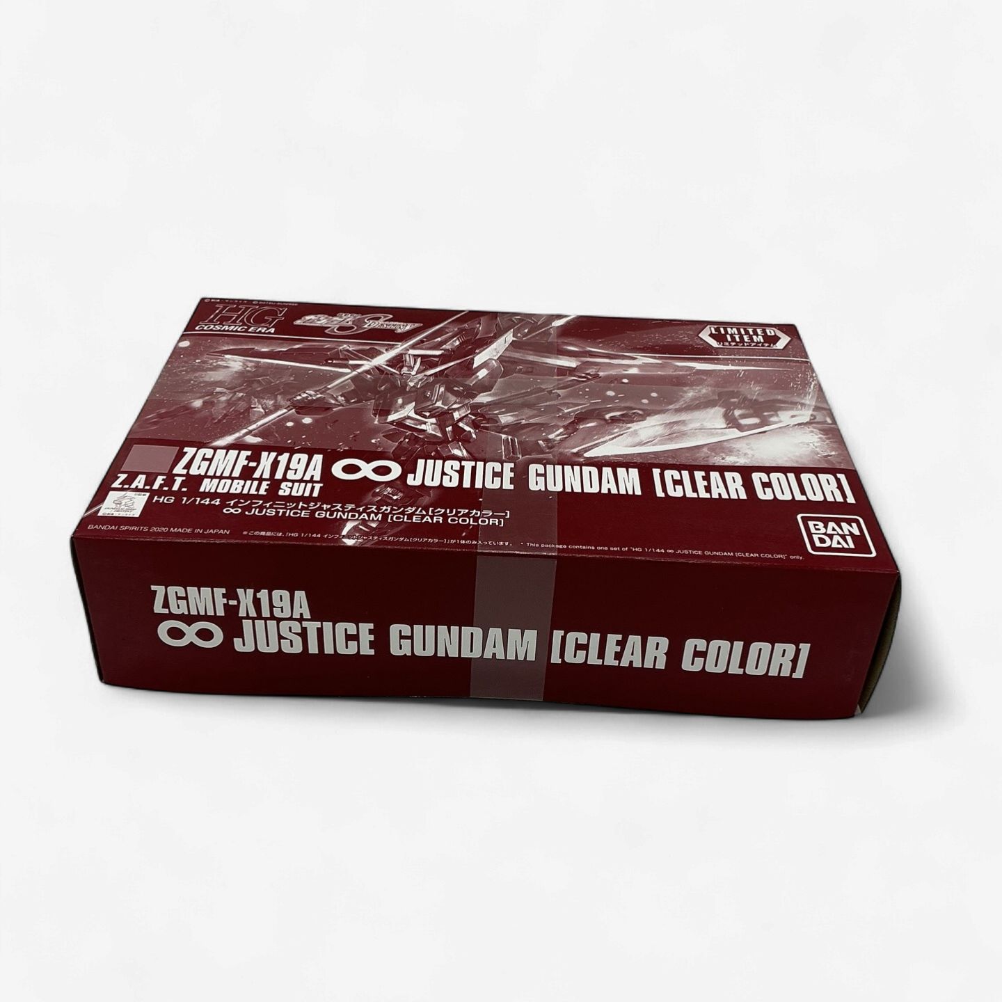 HG 1/144 Gundam Base Limited  ZGMF-X19A ∞ Justice Gundam [Clear Color]