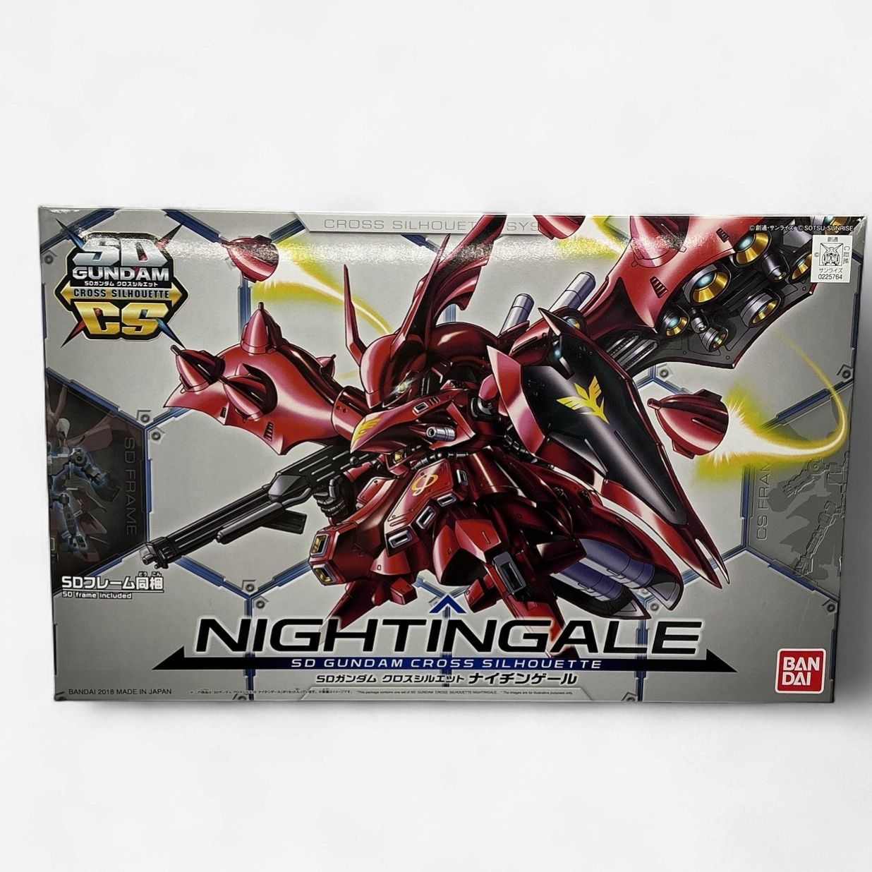 Bandai SD Gundam Cross Silhouette Nightingale Model Kit – SDCS Series – New