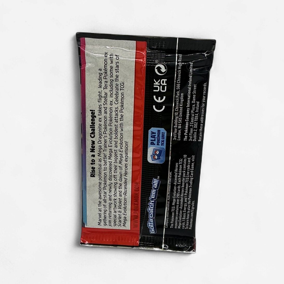 Pokémon TCG: Mega Evolution – Ascended Heroes Booster Pack (ENGLISH)