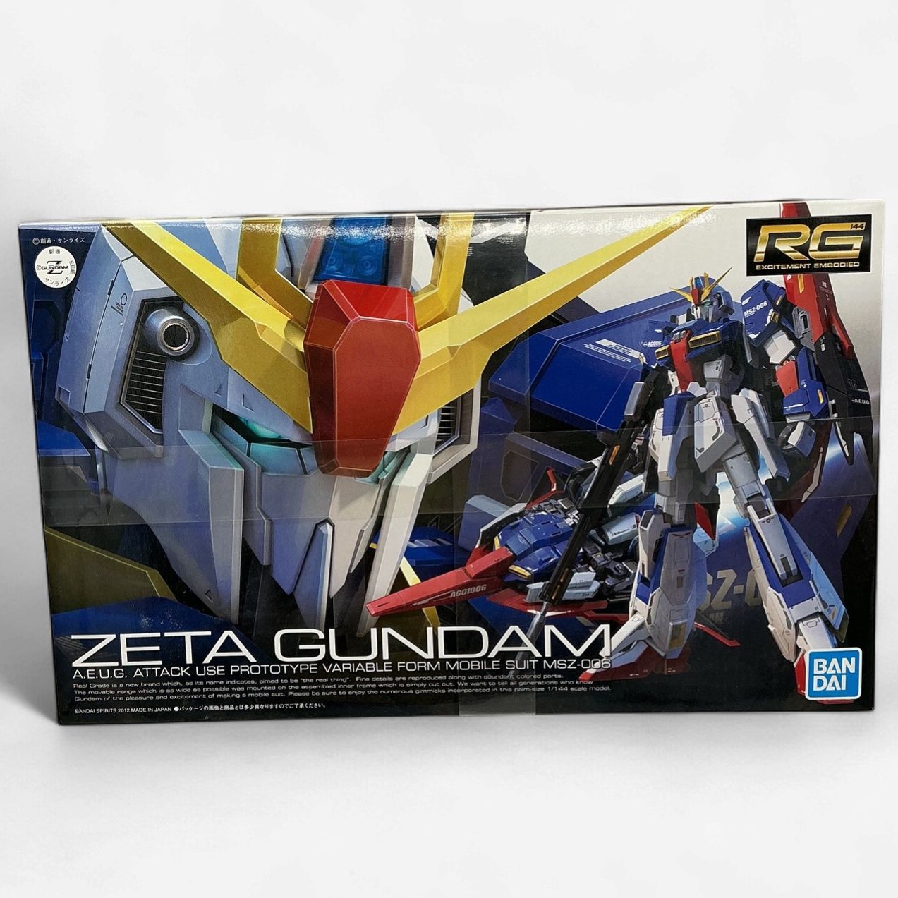 Bandai RG 1/144 Zeta Gundam MSZ-006 Real Grade Model Kit