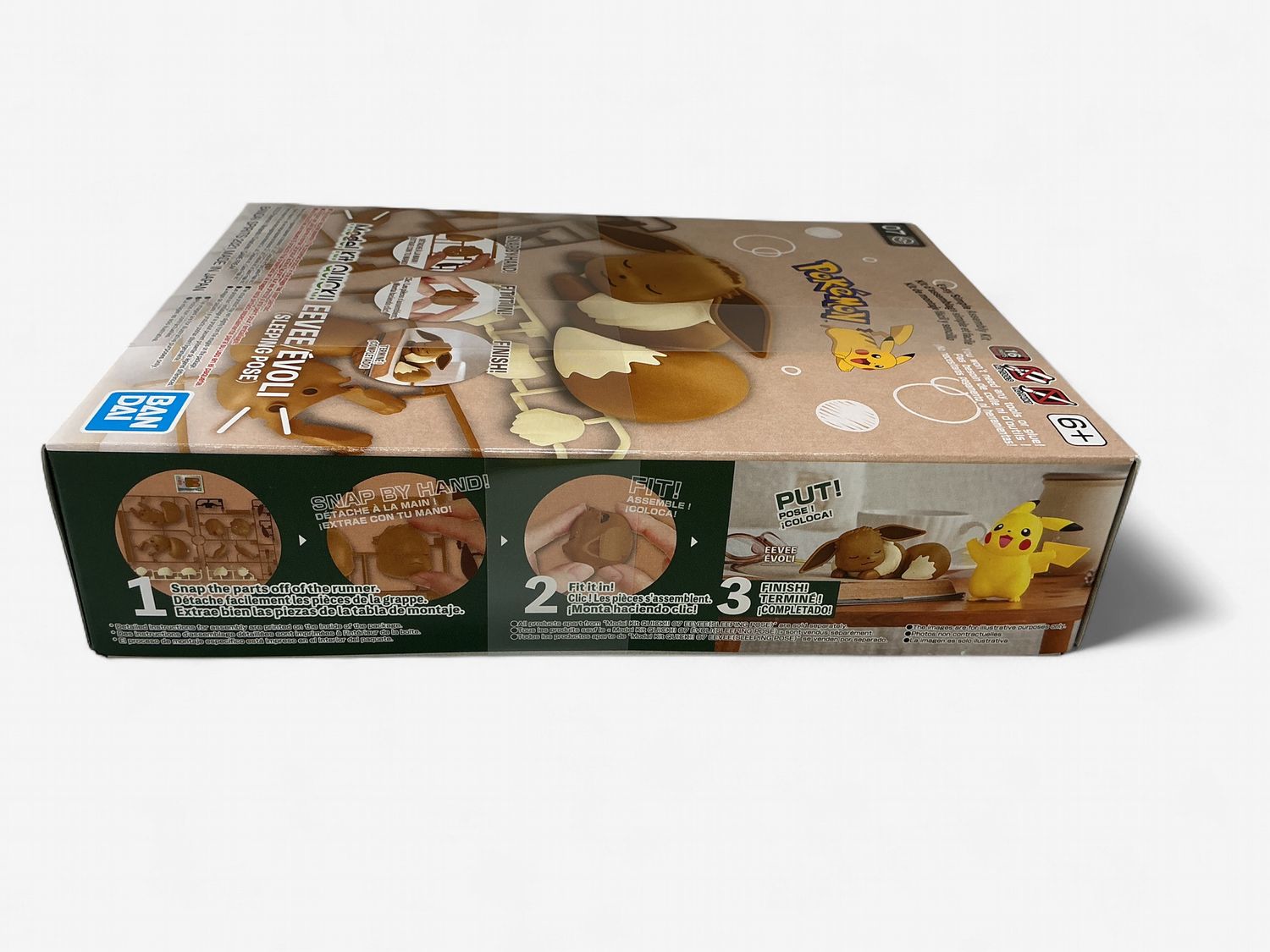 Pokémon Eevee Sleeping Pose – Quick Model Kit (Bandai)