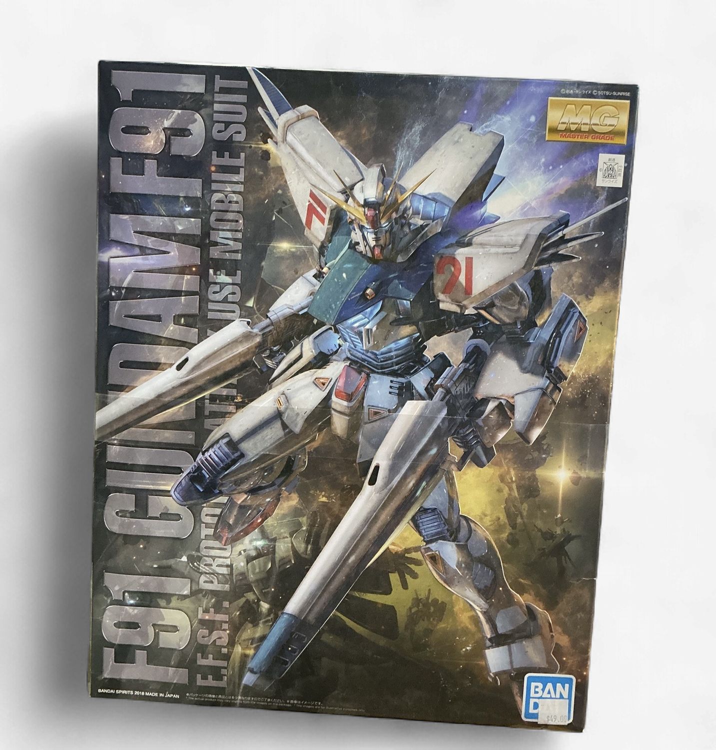 MG 1/100 F91 Gundam Ver.2.0 – Bandai