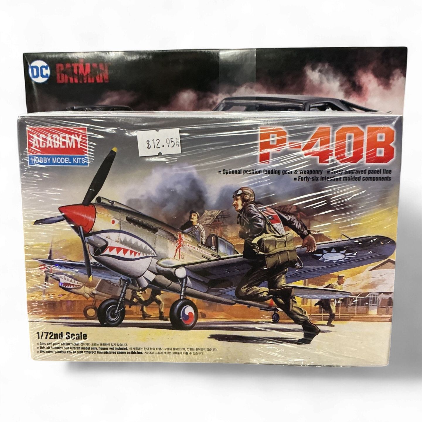 P-40B Warhawk 1/72 Scale Plastic Aircraft Model Kit – Academy