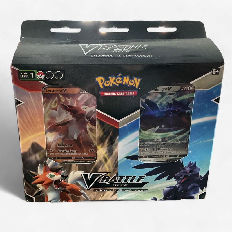 Pokemon TCG Lycanroc vs Corviknight Battle Deck