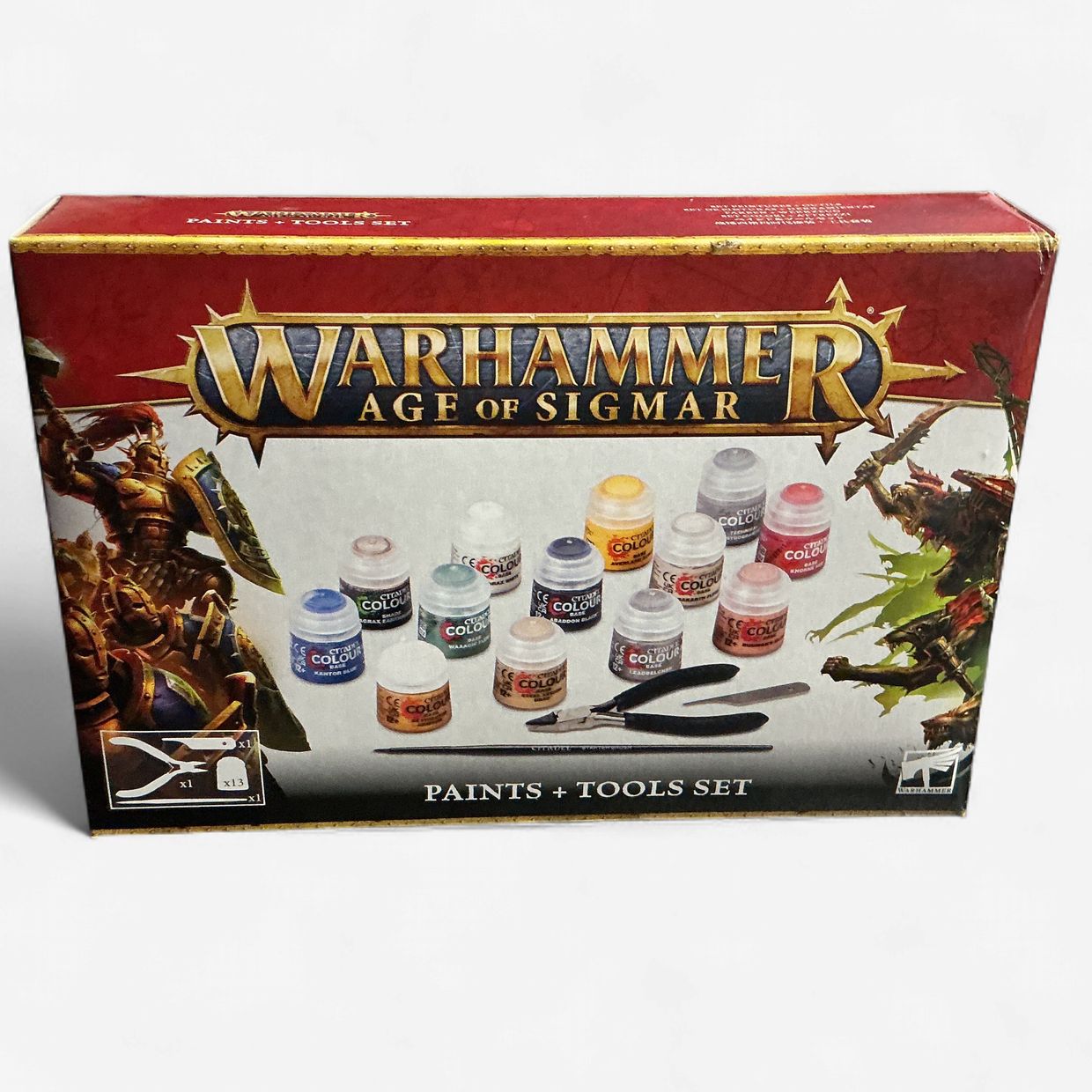 Warhammer Age of Sigmar: Paints + Tools Set
