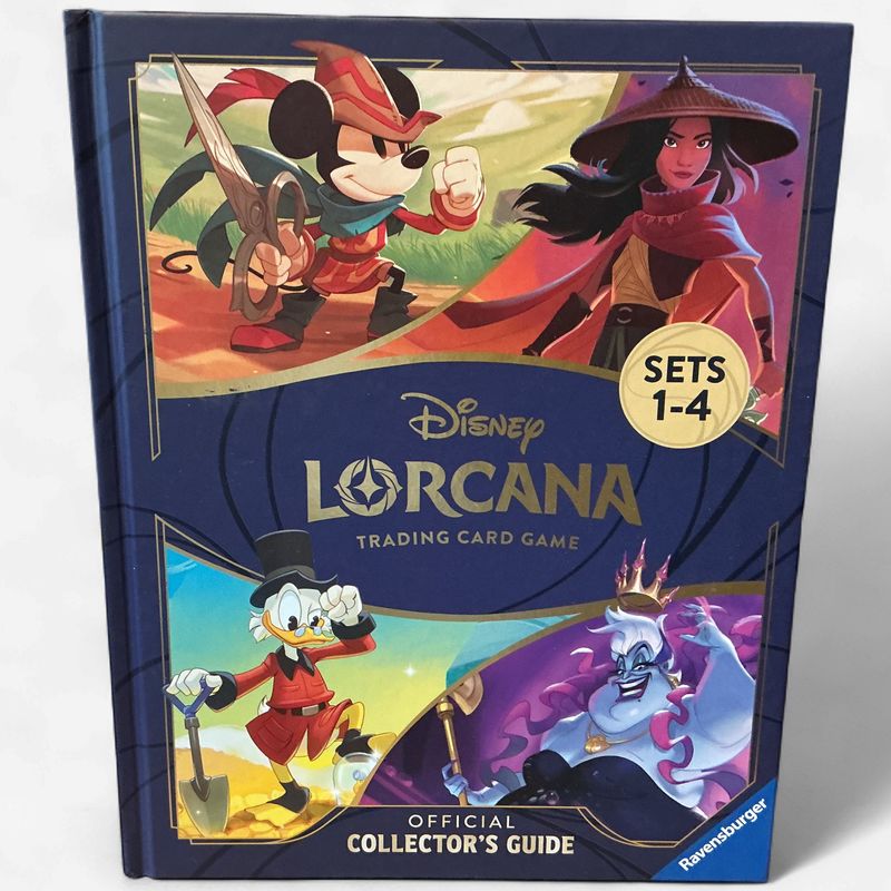 Disney Lorcana TCG: Official Collector's Guide Book (Sets 1-4)