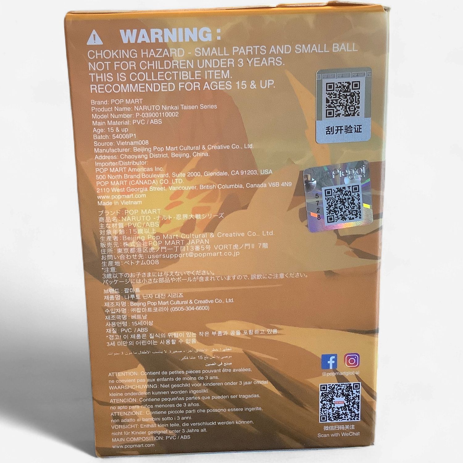 POP MART Naruto Ninkai Taisen Series – Blind Box Figure