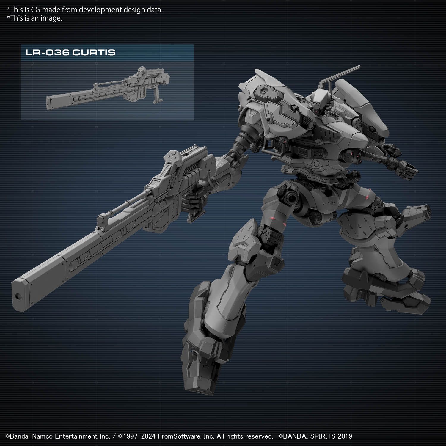 30MM Armored Core VI RaD CC-2000 Orbiter Model Kit