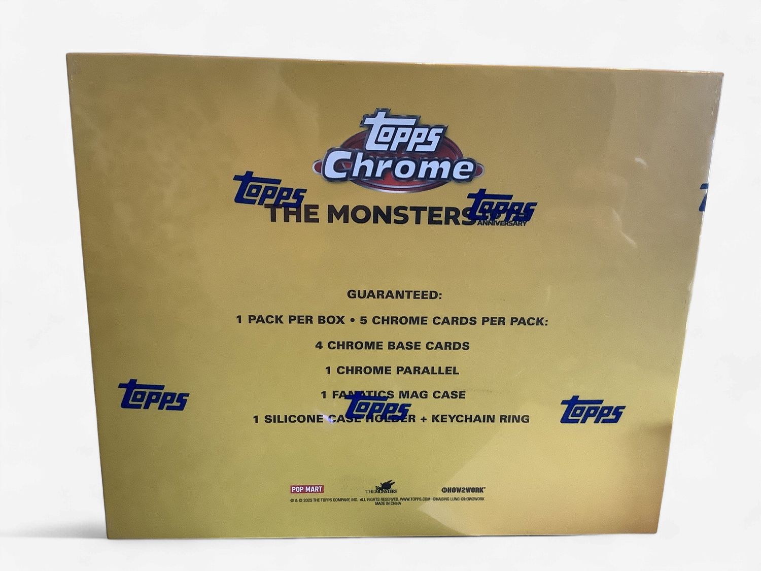 Topps Chrome The Monsters 10th Anniversary (Labubu) Trading Cards – Sealed Pack