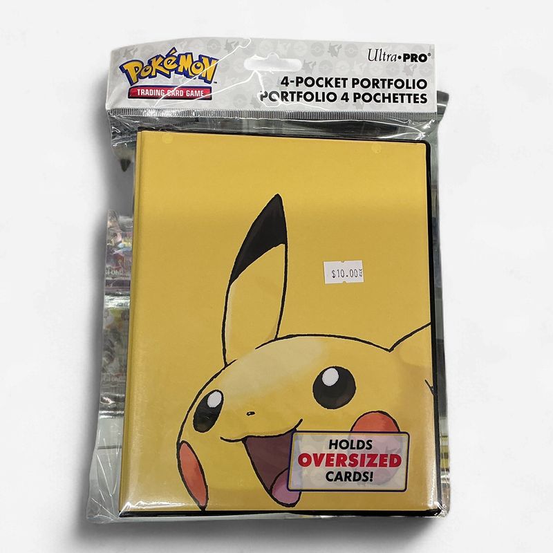 Ultra PRO 4-Pocket Pokémon Portfolio – Pikachu