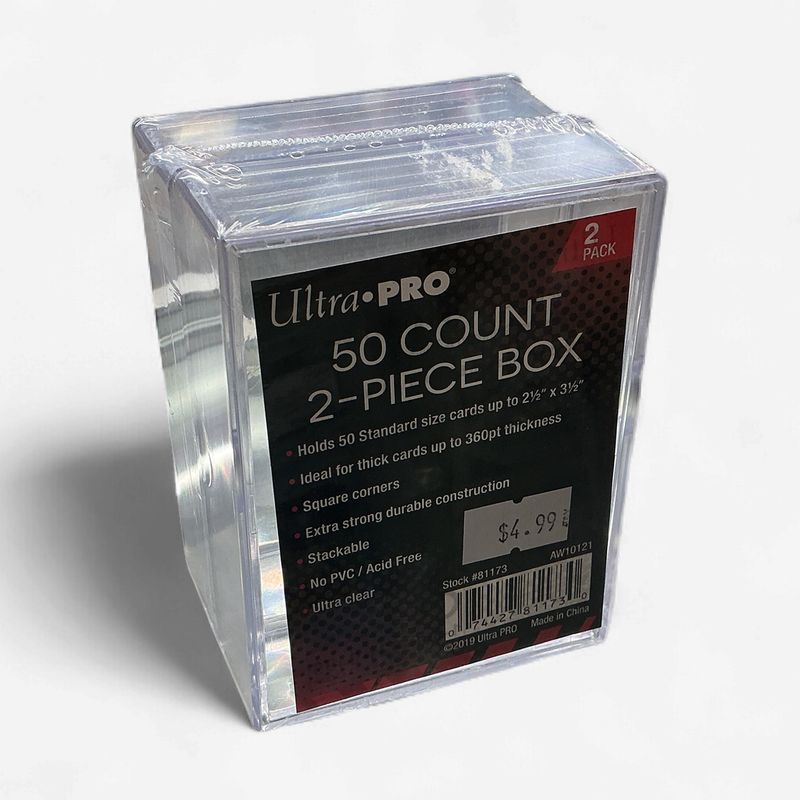 Ultra Pro: 2-Piece Storage Box 50CT