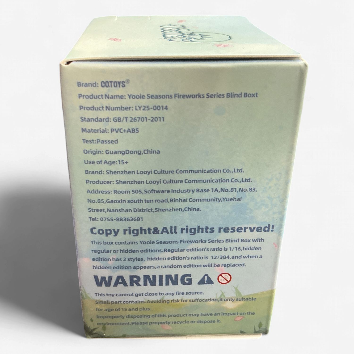 YOOIE Fireworks In All Seasons Series Blind Box