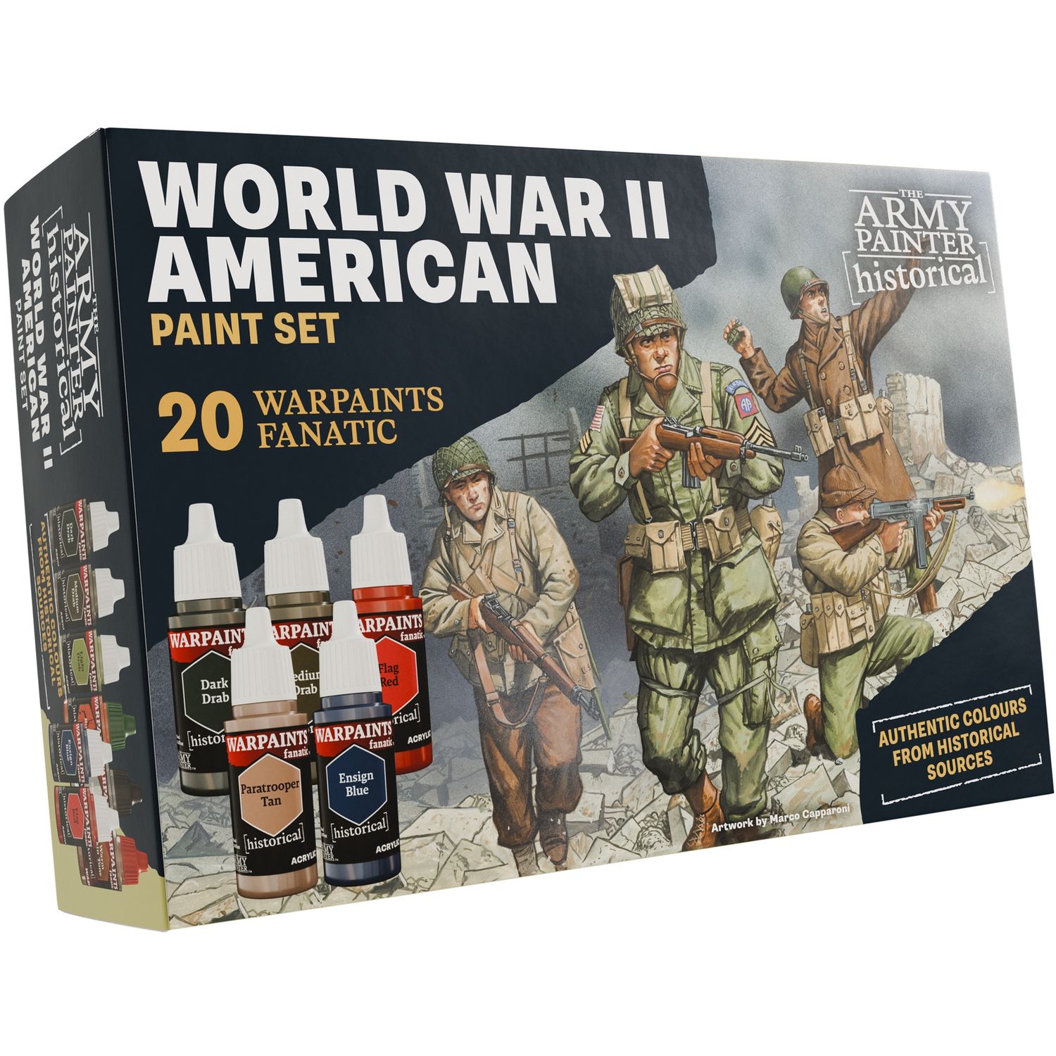 The Army Painter: Warpaints Fanatic Historical - WWII American Paint Set