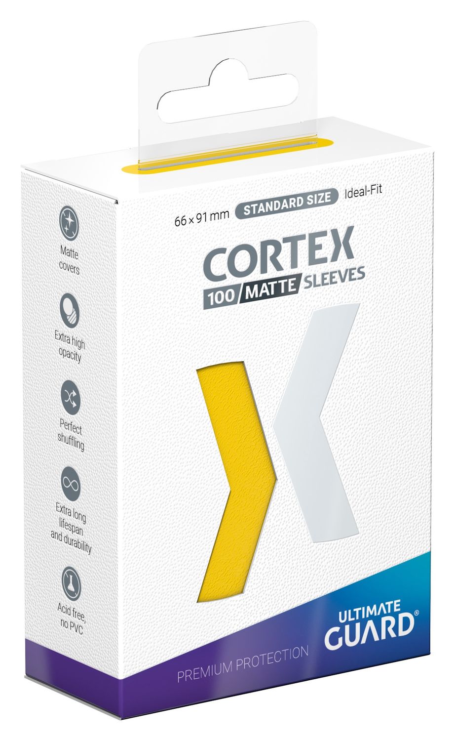 Ultimate Guard: Standard CORTEX Sleeves - Matte Yellow