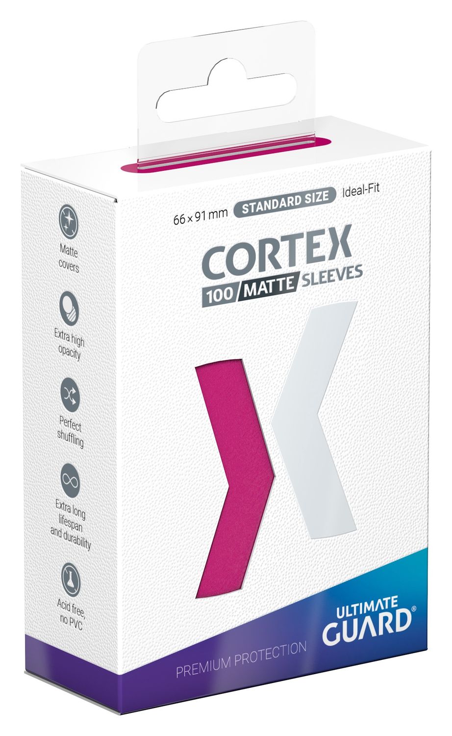 Ultimate Guard: Standard CORTEX Sleeves - Matte Pink