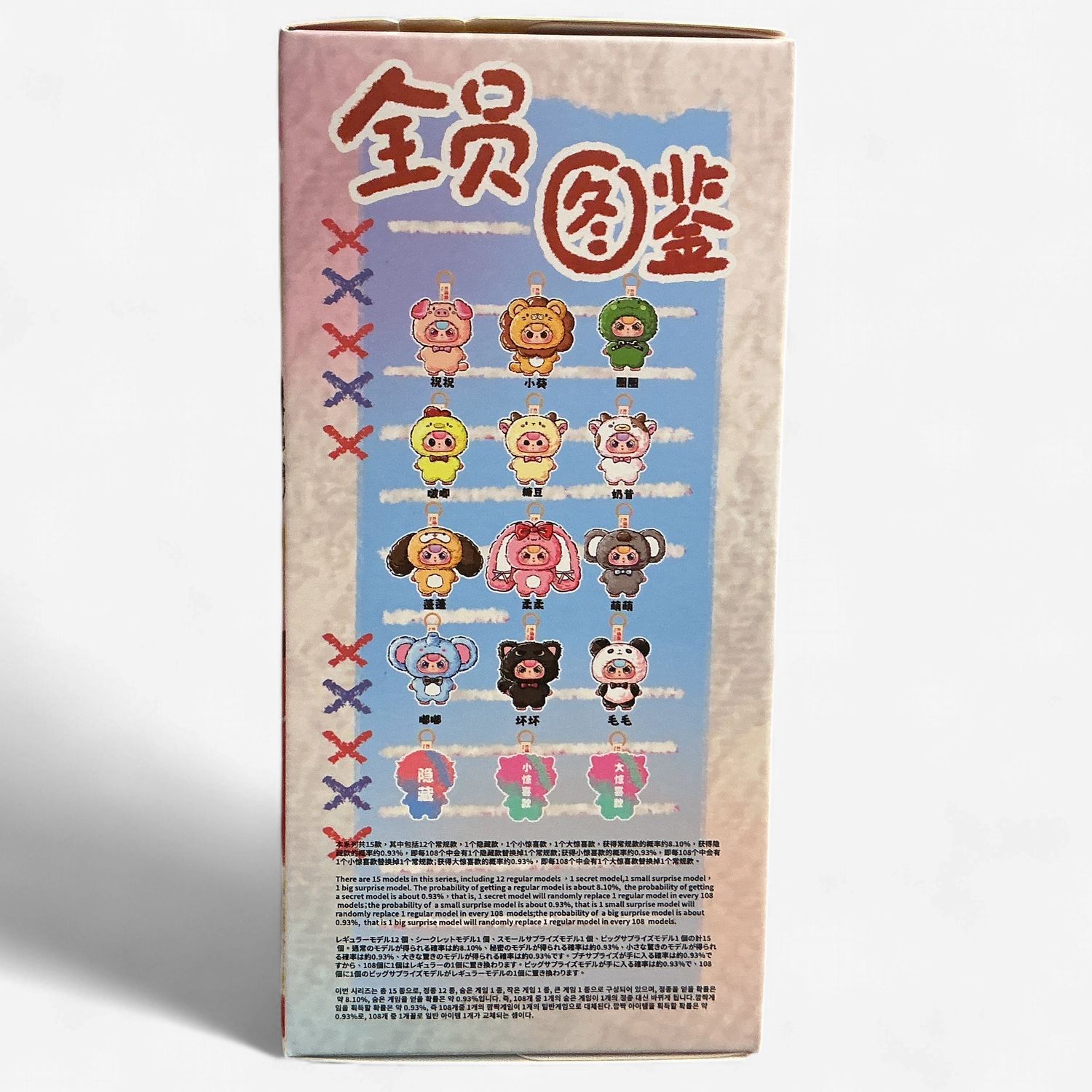 Baby Three Mini Animal World Plush Blind Box