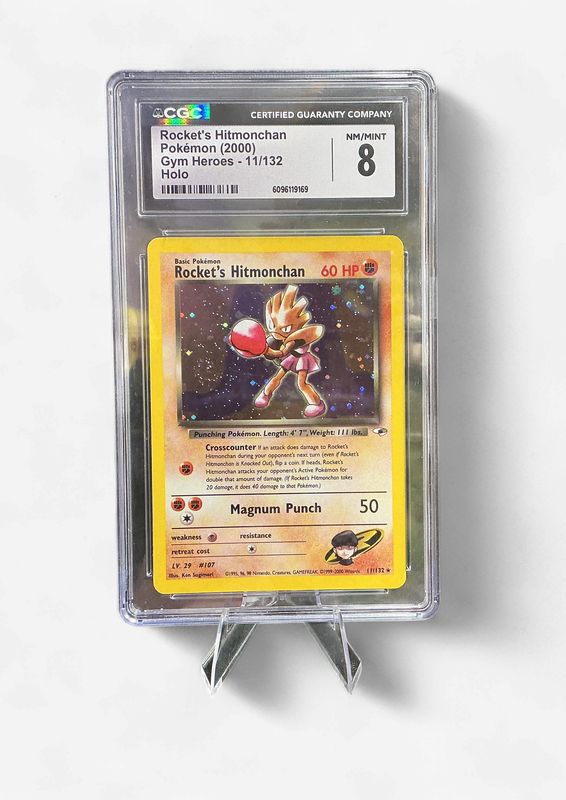 CGC NM/Mint 8 Rockets Hitmonchan 11