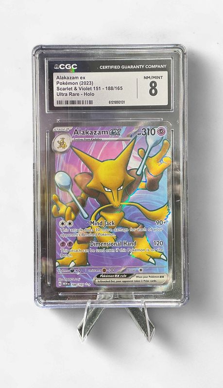 CGC NM/Mint 8 Alakazam EX 188