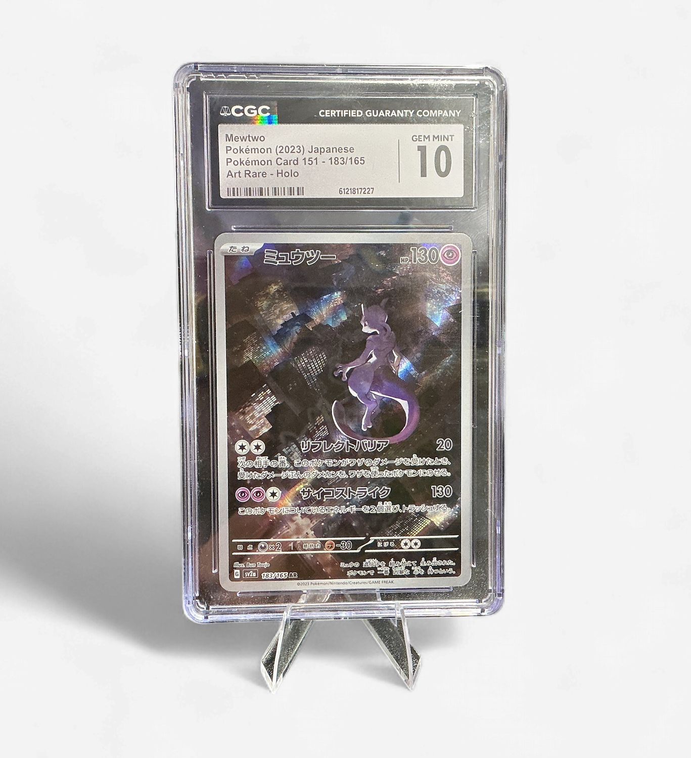 CGC Gem Mint 10 Mewtwo 183 JPN