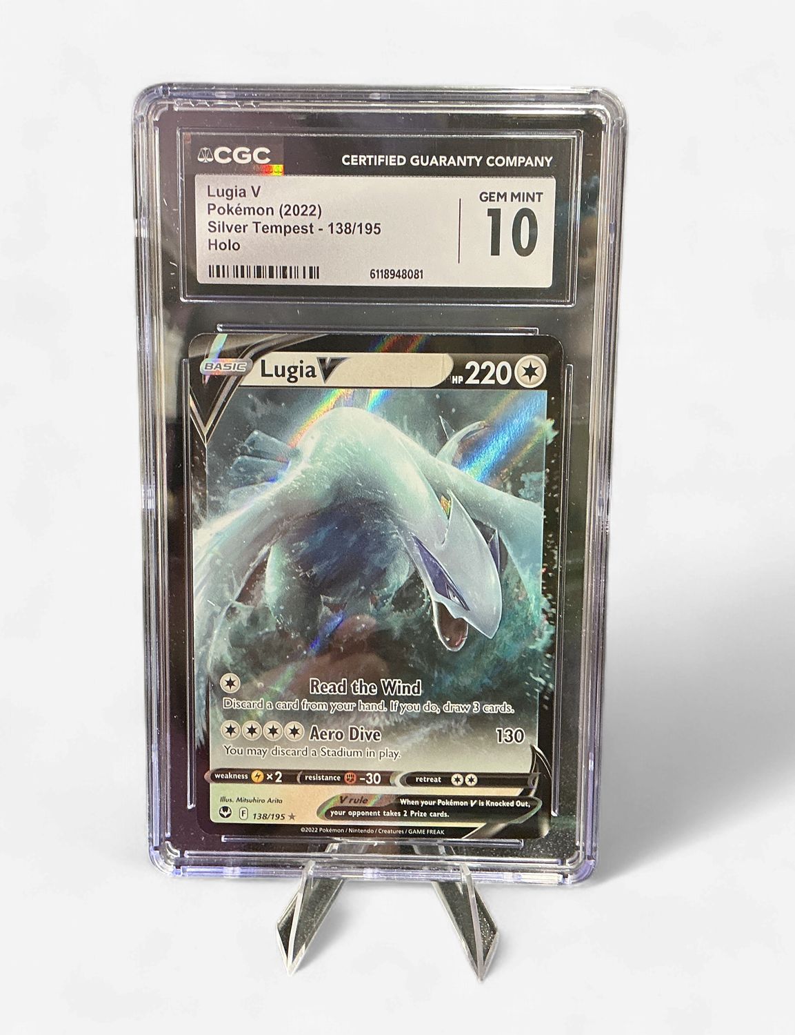 CGC Gem Mint 10 Lugia V 138