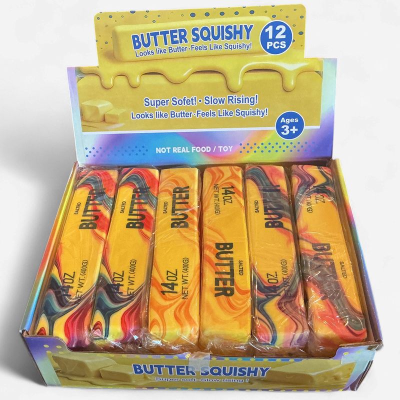 Colorful Butter Squishy/Fidget Toy-JUMBO