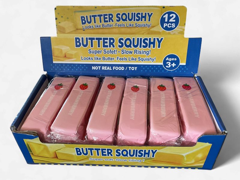 Strawberry Butter Squishy/Fidget Toy