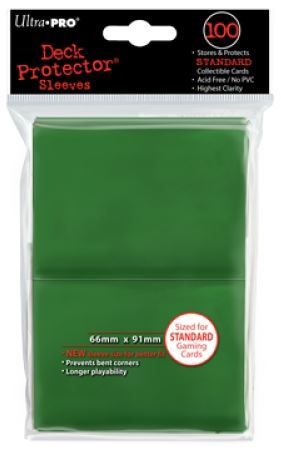 Ultra Pro Sleeves: Standard - Green 100CT