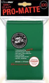 Ultra Pro Sleeves: Standard Pro-Matte - Green 100CT