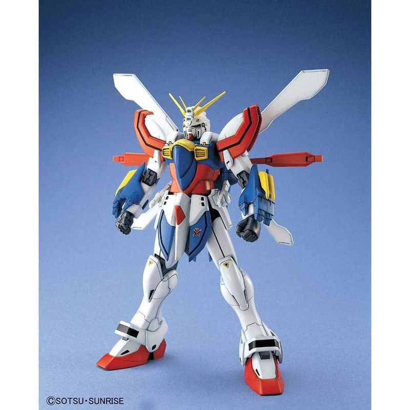 BANDAI HOBBY MG: G GUNDAM: BURNING GUNDAM (GUNPLA MODEL KIT)