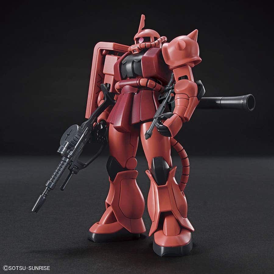 BANDAI HOBBY HGUC: MOBILE SUIT GUNDAM: MS-06S CHAR'S ZAKU II