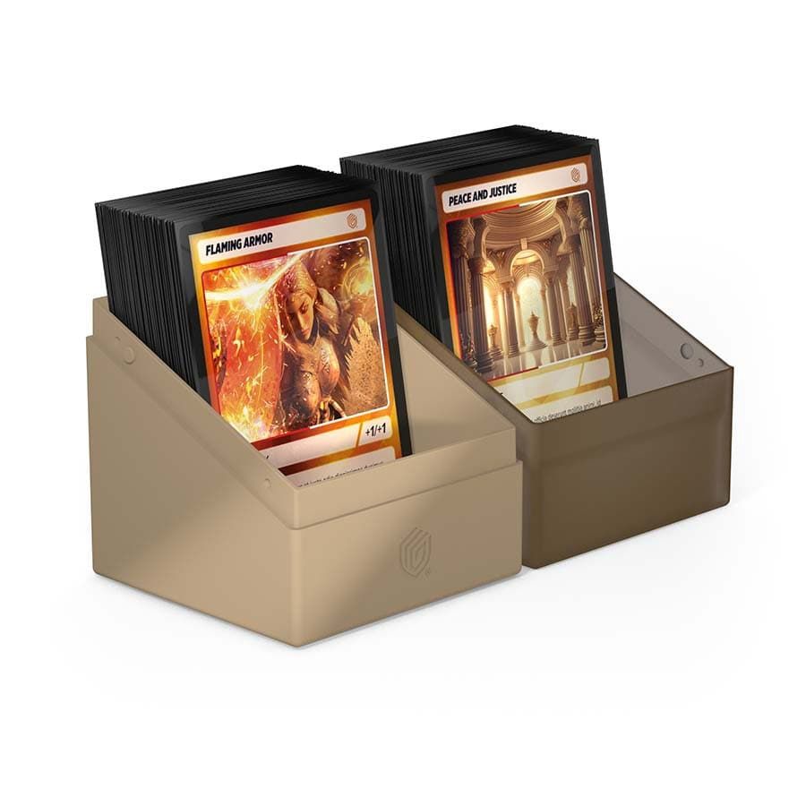 ULTIMATE GUARD: DECK CASE BOULDER 100: KATANA: THE SHOGUN'S JOURNEY (PART 3): KOUYO (BROWN)