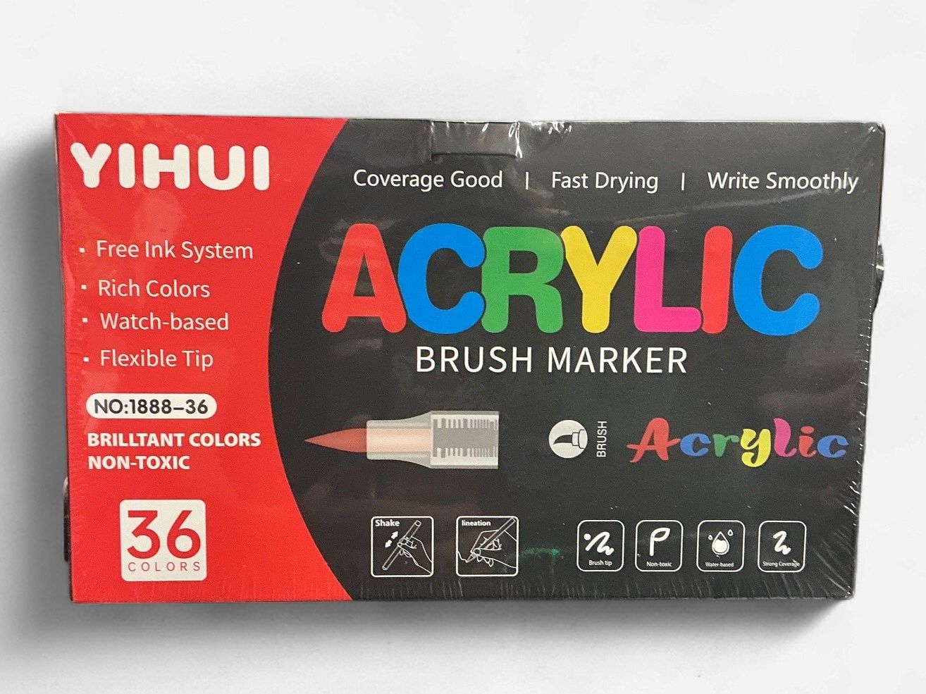 Acrylic Paint Marker Set: 36-Piece