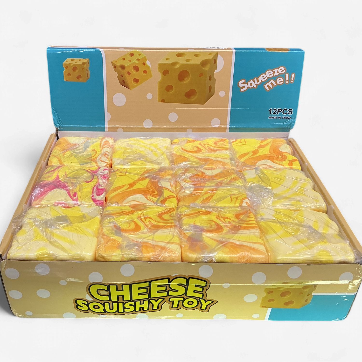 Colorful Cheese Vent Squishy/Fidget Toy