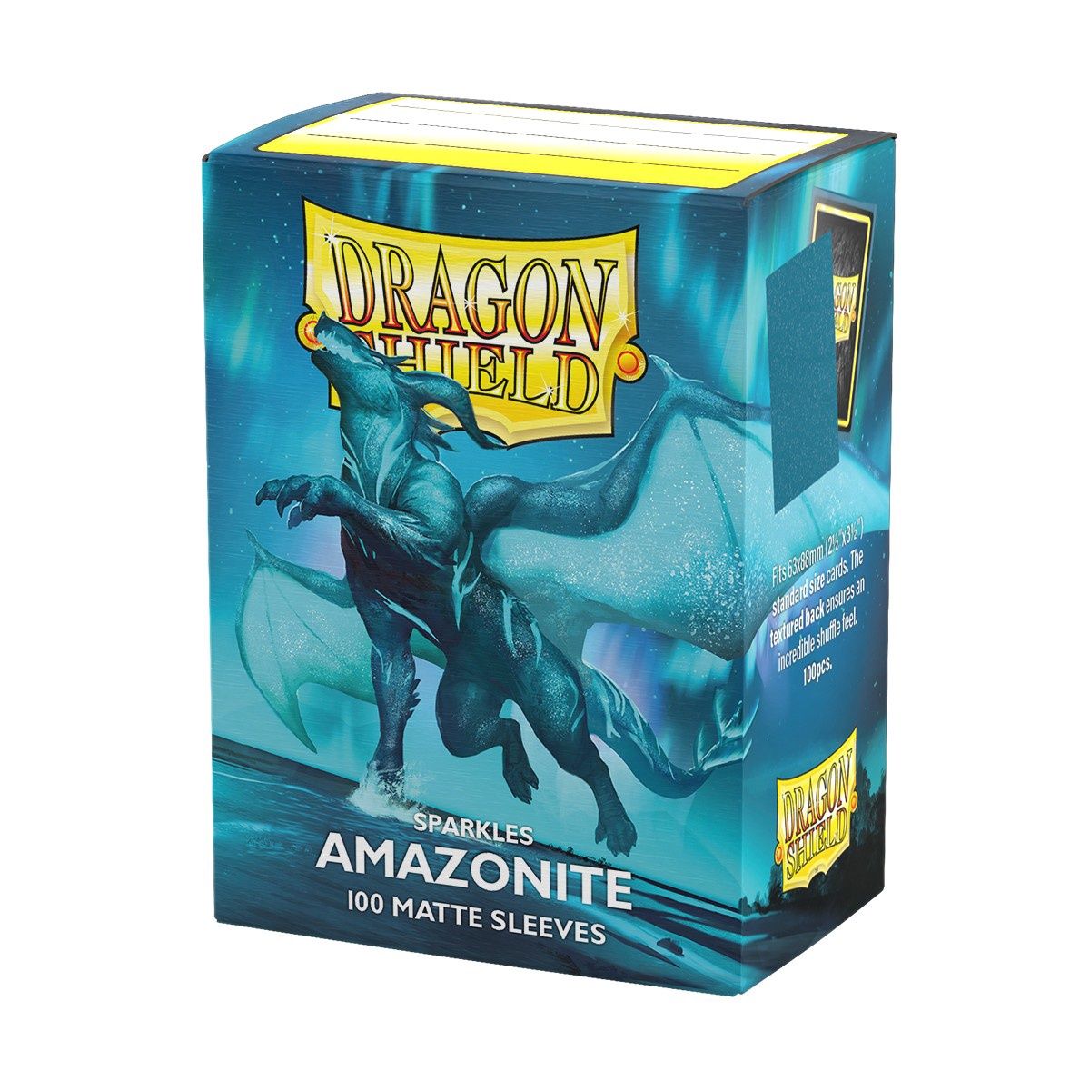 Dragon Shield Sleeves: Standard Matte Sparkles - Amazonite 100CT