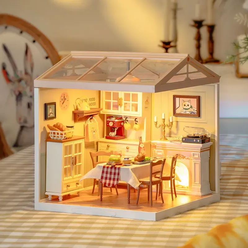 Rolife Super Creator: Warm Dining Room