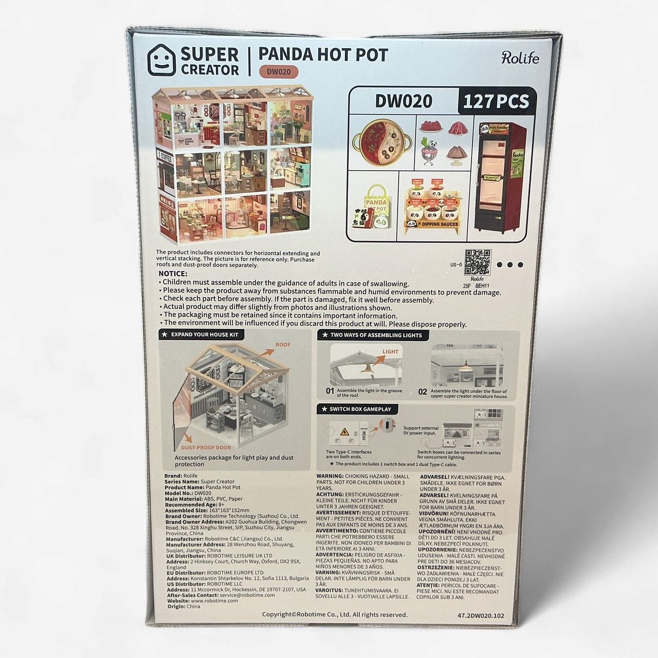 Rolife Super Creator: Panda Hot Pot