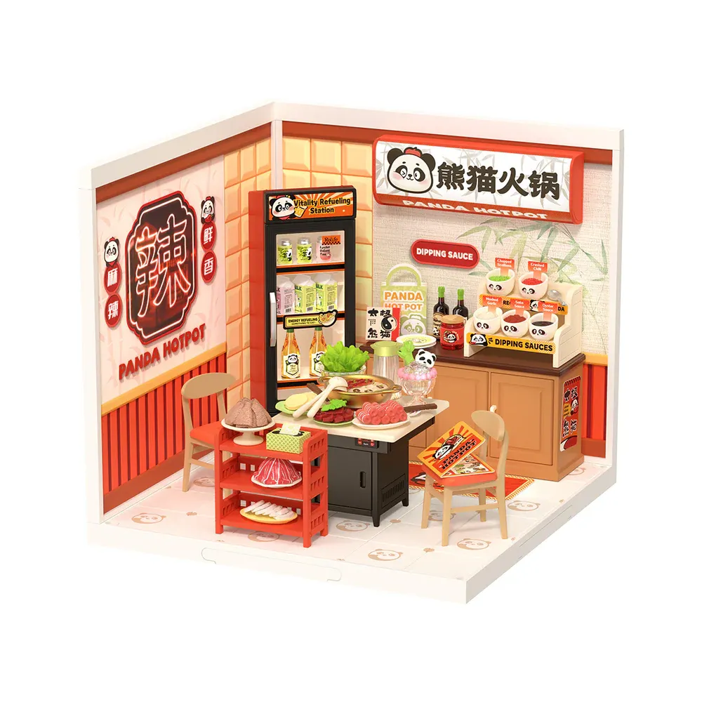 Rolife Super Creator: Panda Hot Pot