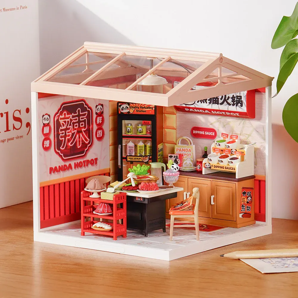 Rolife Super Creator: Panda Hot Pot