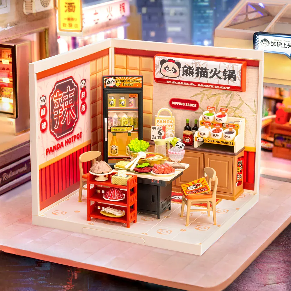 Rolife Super Creator: Panda Hot Pot