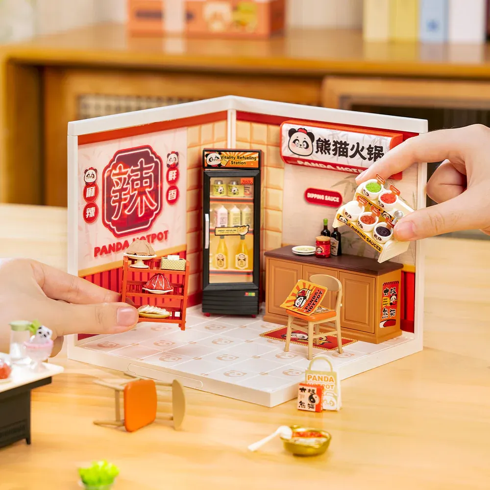 Rolife Super Creator: Panda Hot Pot