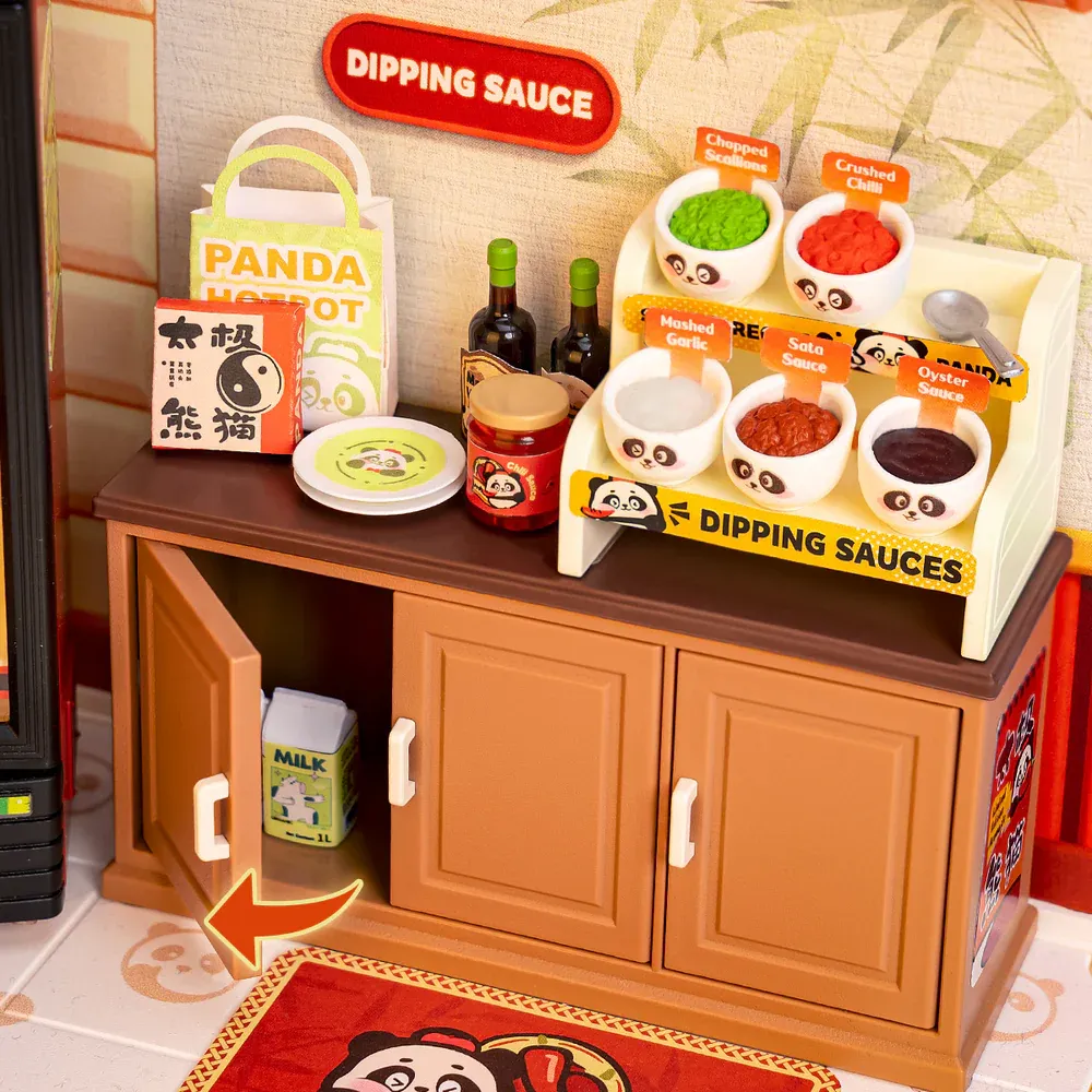 Rolife Super Creator: Panda Hot Pot