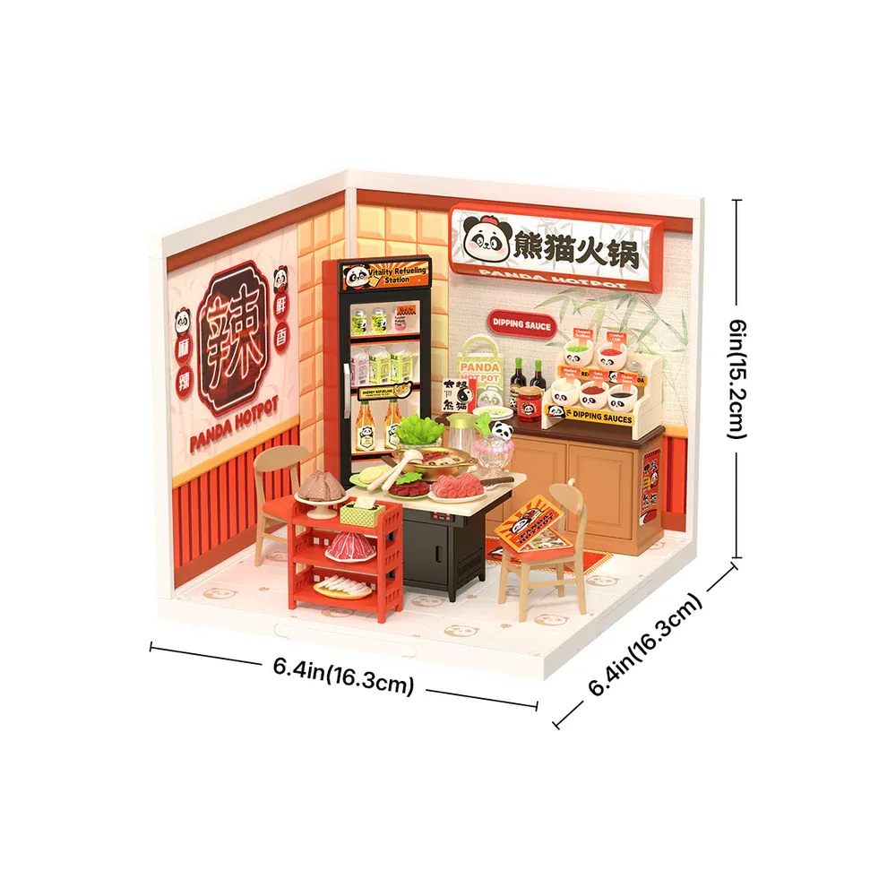 Rolife Super Creator: Panda Hot Pot