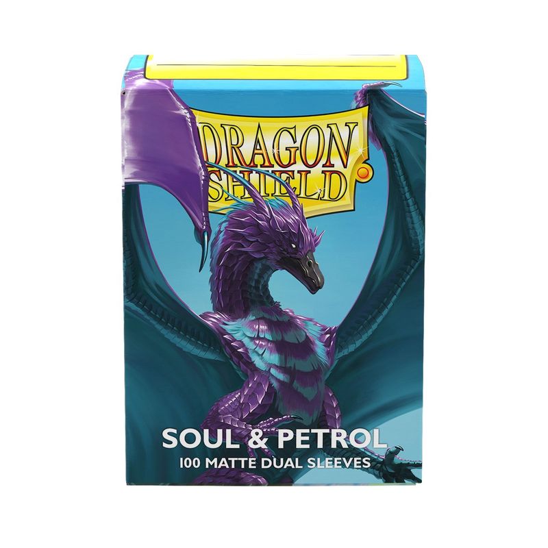 Dragon Shield Sleeves: Standard Matte Dual - Soul &amp; Petrol 100CT