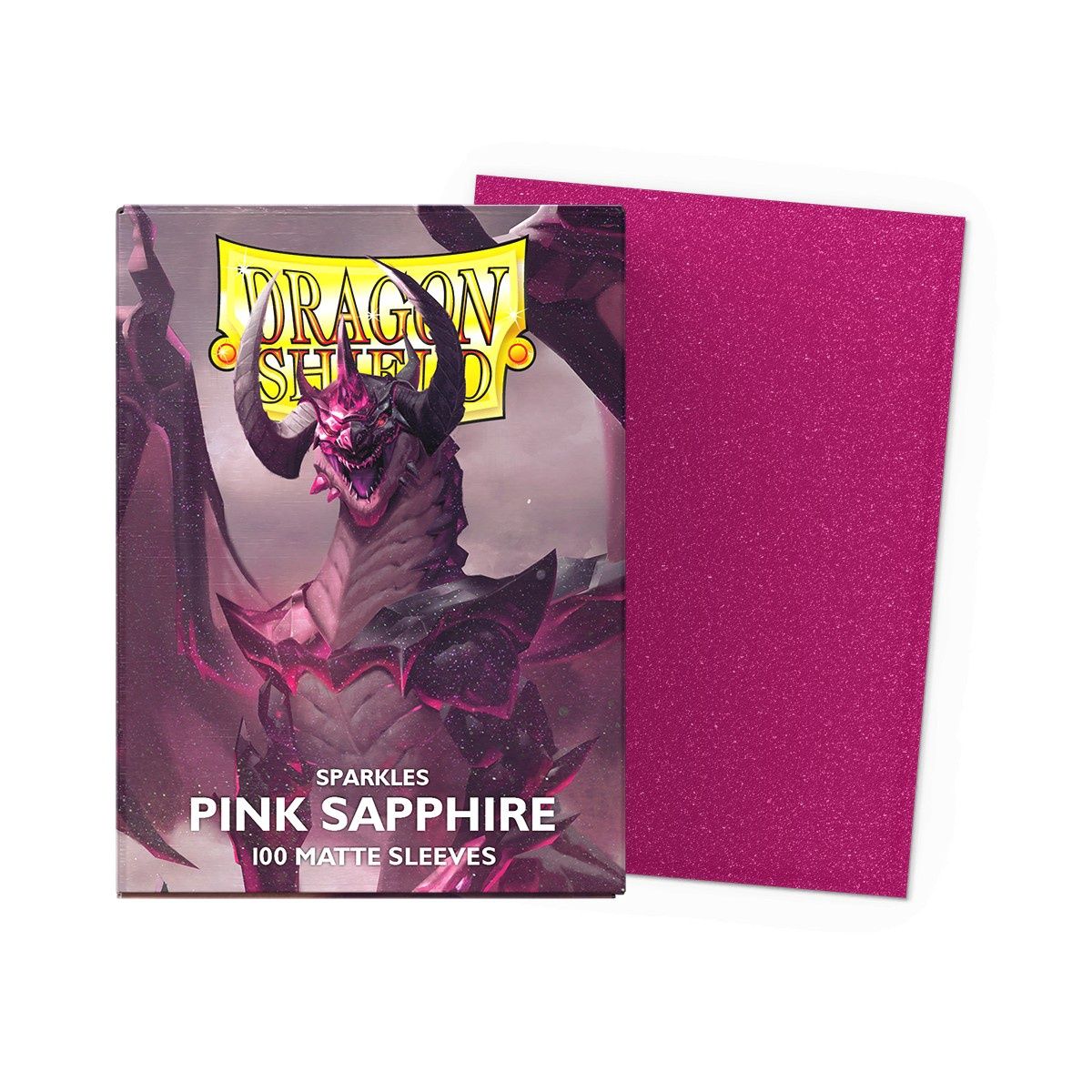 Dragon Shield Sleeves: Standard Matte - Pink Sapphire 100CT