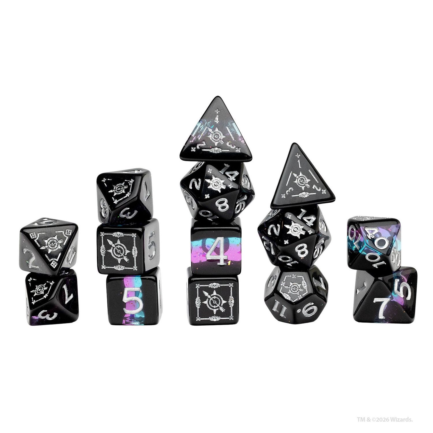 D&amp;D Adventure Dice - Ranger: Black, Blue