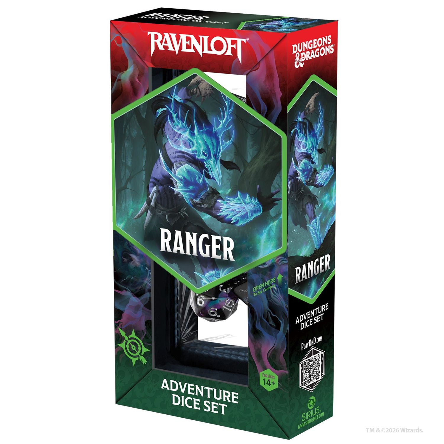 D&amp;D Adventure Dice - Ranger: Black, Blue