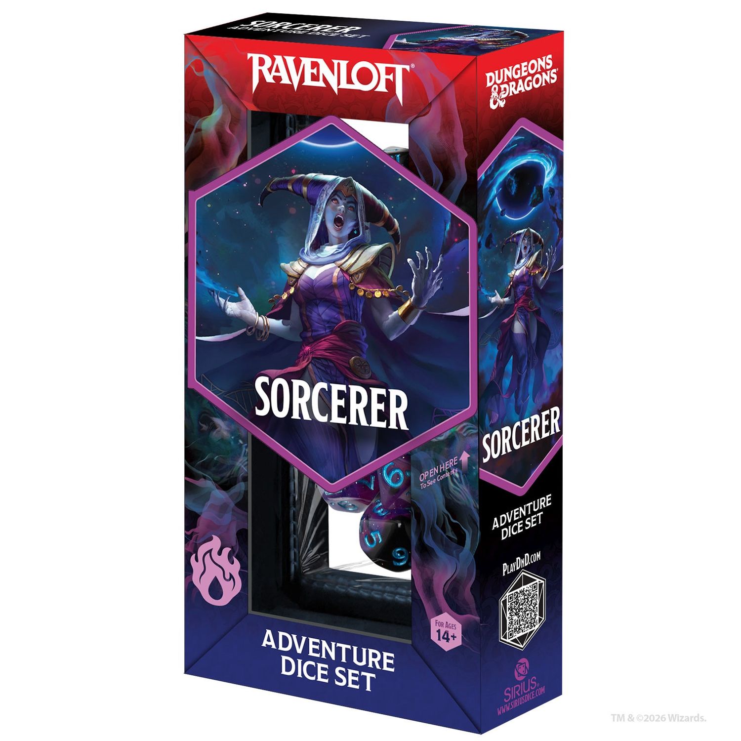 D&amp;D Adventure Dice - Sorcerer: Purple