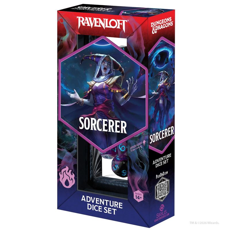 D&amp;D Adventure Dice - Sorcerer: Purple